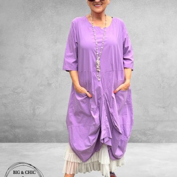 Moonshine Jurk Ballon Lila