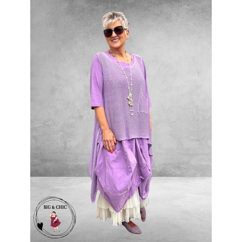 Moonshine Jurk Ballon Lila