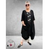 Moonshine Jurk Ballon Zwart