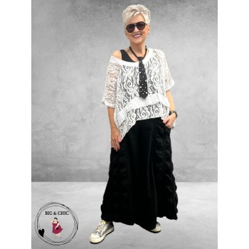Moonshine Shirt/Overgooier Kant Wit
