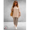 Moonshine Shirt Katoen Beige