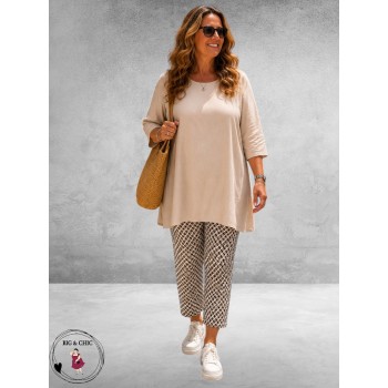 Moonshine Shirt Katoen Beige