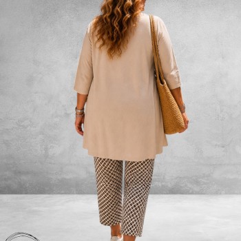 Moonshine Shirt Katoen Beige
