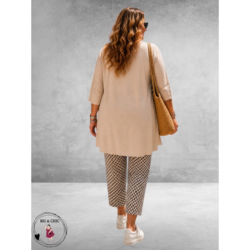Moonshine Shirt Katoen Beige