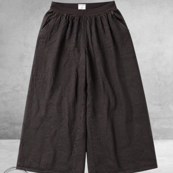 Moonshine Broek 7/8 Bruin Linnen