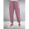 New Collection Broek Slim Stretch Oudroze