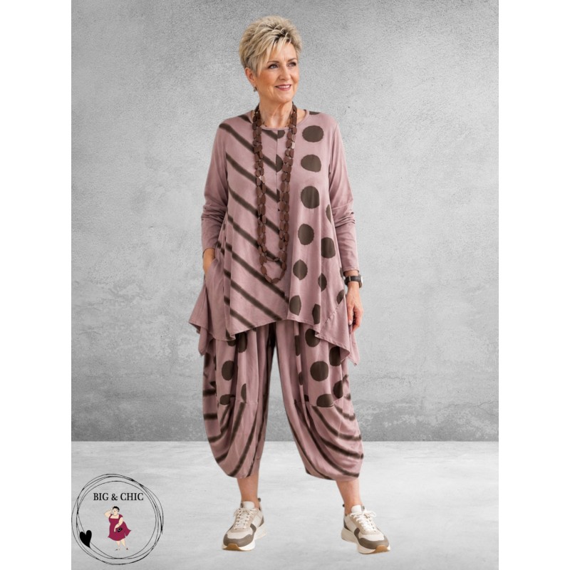 Moonshine Tuniek Oudroze/Bruin