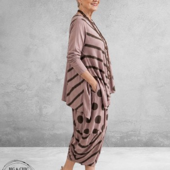 Moonshine Tuniek Oudroze/Bruin