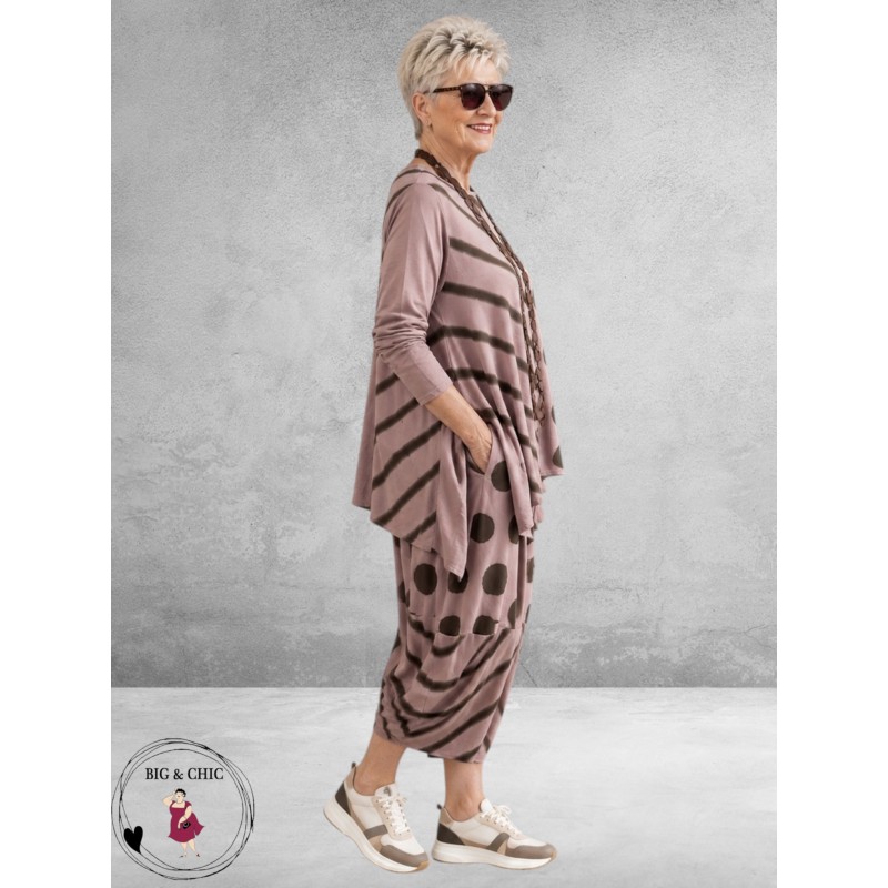 Moonshine Tuniek Oudroze/Bruin