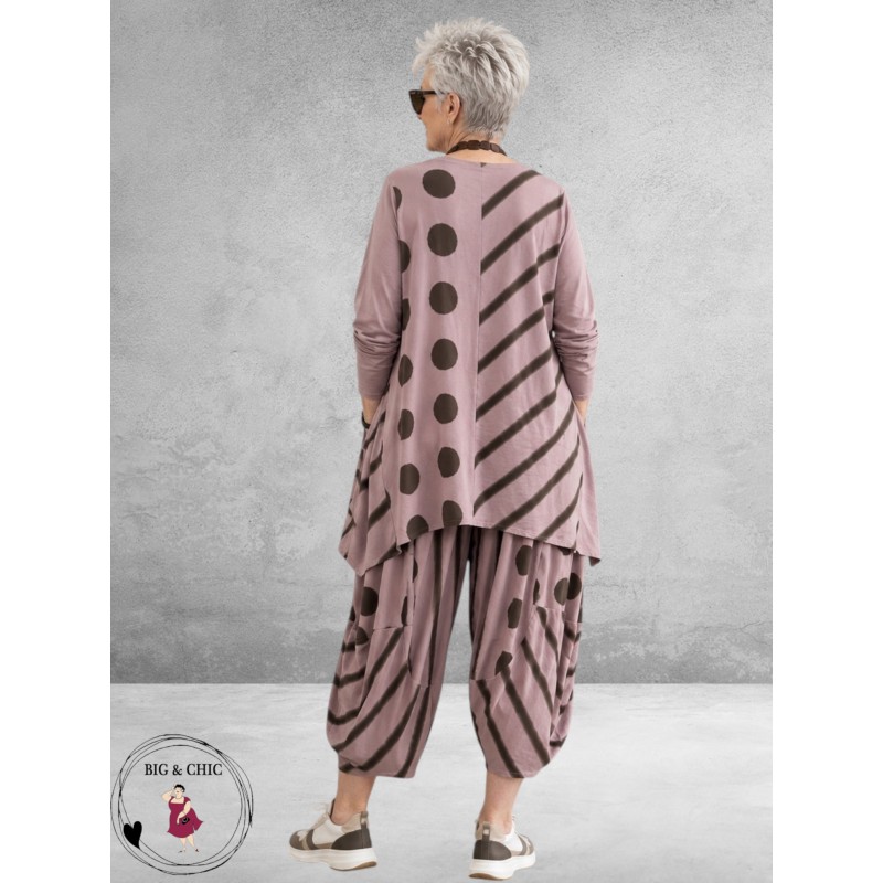 Moonshine Tuniek Oudroze/Bruin