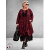 Moonshine Jurk Ballon Baby Rip Bordeaux 