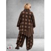 Moonshine Tuniek Asymetrisch Bruin