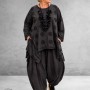 Moonshine Ballonbroek Baby Rib Grijs