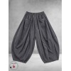 Moonshine Ballonbroek Baby Rib Grijs