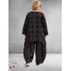 Moonshine Ballonbroek Baby Rib Grijs