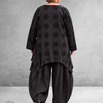 Moonshine Ballonbroek Baby Rib Grijs