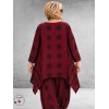 Moonshine Tuniek Dots/Strepen Bordeaux Babyrib