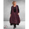 Moonshine Ballonjurk Bordeaux/Zwart Katoen