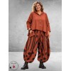 Moonshine Ballonbroek Katoen Roest/Zwart
