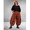 Moonshine Ballonbroek Katoen Roest/Zwart