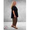 Naveed Broek 7/8 Zwart/Beige 