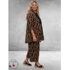Naveed Shirt A-lijn Beige/Zwart 