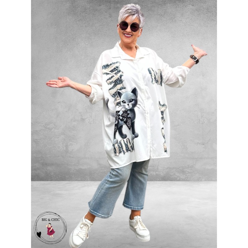 New Style Blouse Long Cat