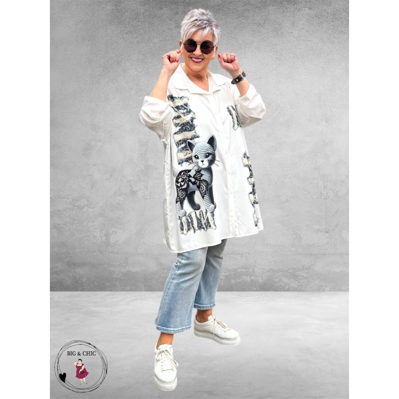 New Style Blouse Long Cat