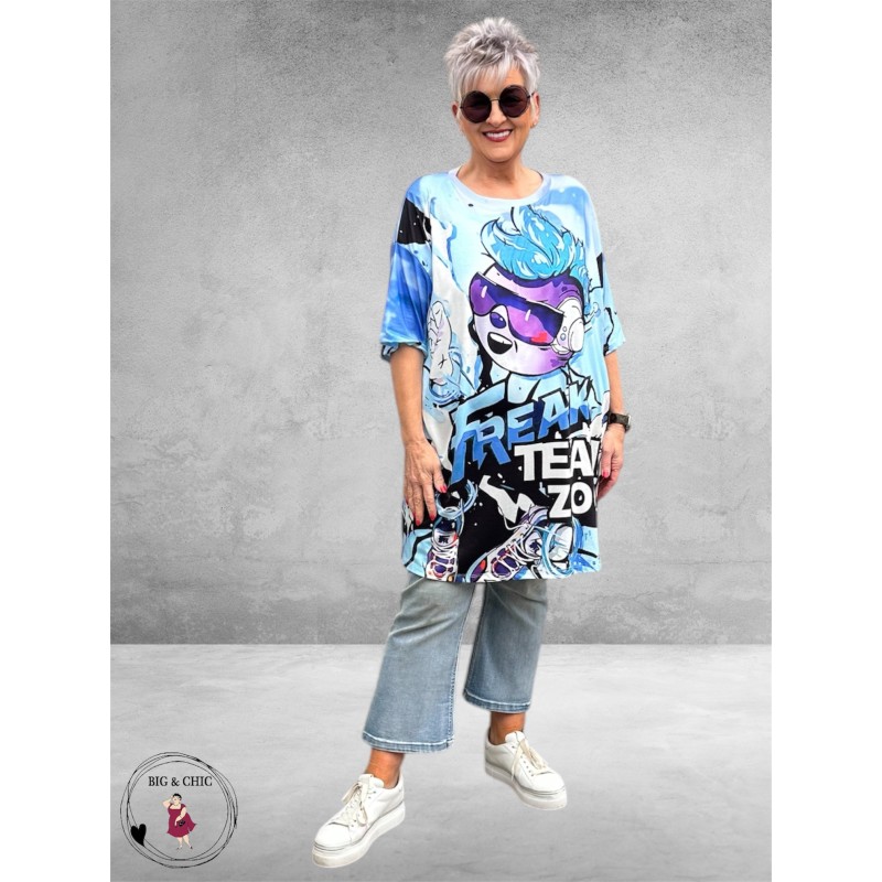 New Style Shirt/Tuniek Cartoon Print