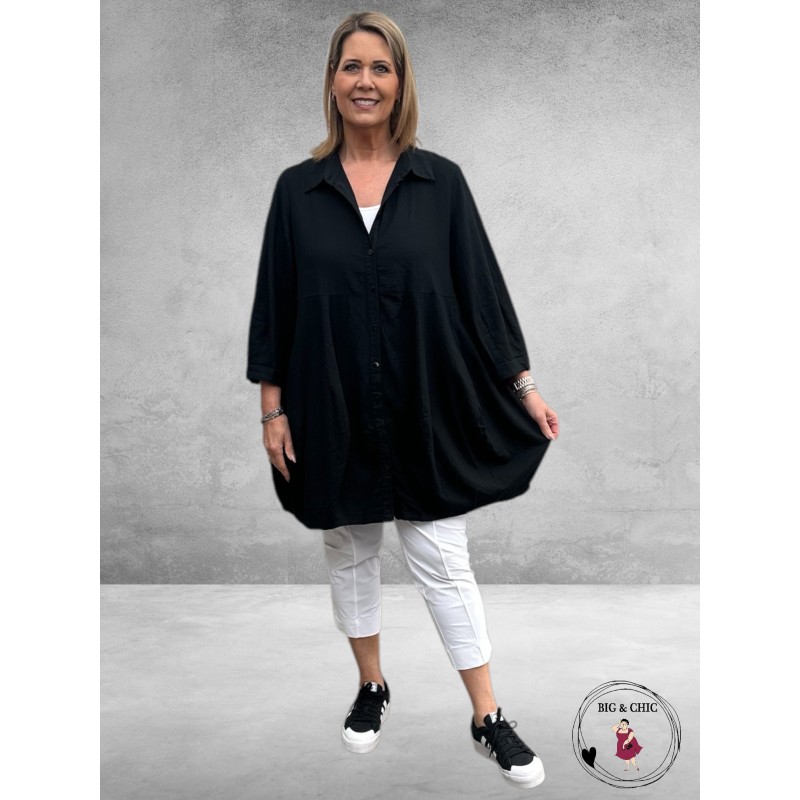 NOEN Tuniek/Jurk Linnen Zwart