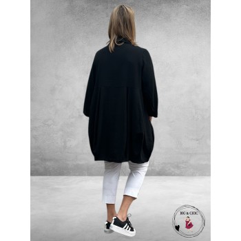 NOEN Tuniek/Jurk Linnen Zwart