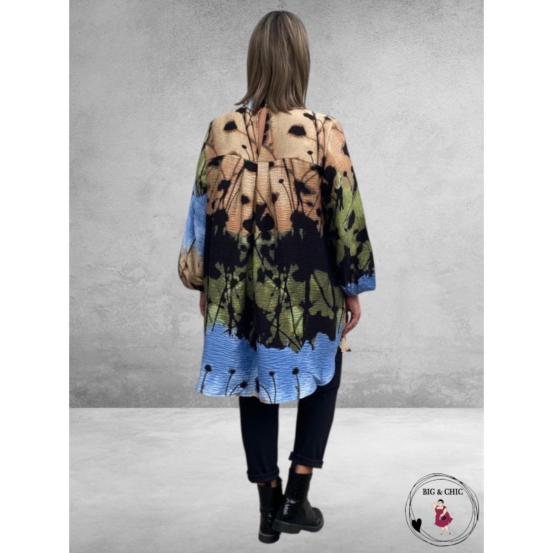 NOEN Tuniek/Blouse Blauw Mix