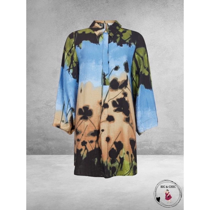 NOEN Tuniek/Blouse Blauw Mix