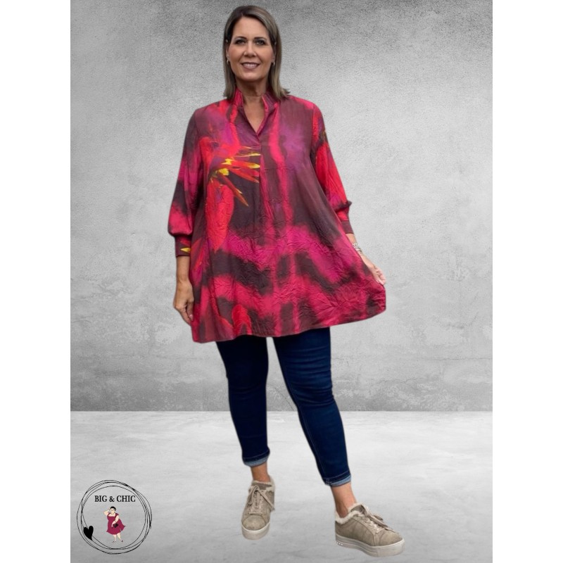 NOEN Tuniek/Blouse Rood Mix