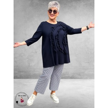NOEN Tuniek Applicatie Navy