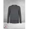 NOEN Shirt Minimalistisch  Jersey Grijs
