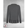 NOEN Shirt Minimalistisch  Jersey Grijs