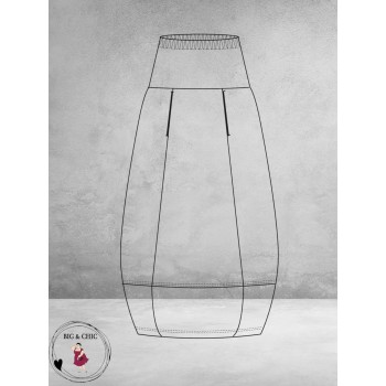 NOEN Ballonrok Basic Grijs