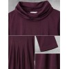 NOEN Tuniek Plooien Plum