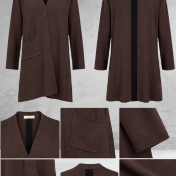 NOEN Cardigan Bruin