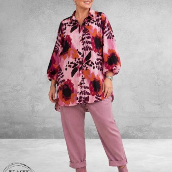 NOEN Blouse-Shirt in Wild Roze