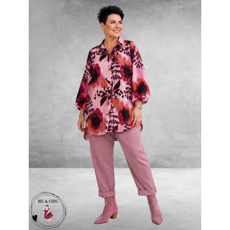 NOEN Blouse-Shirt in Wild Roze