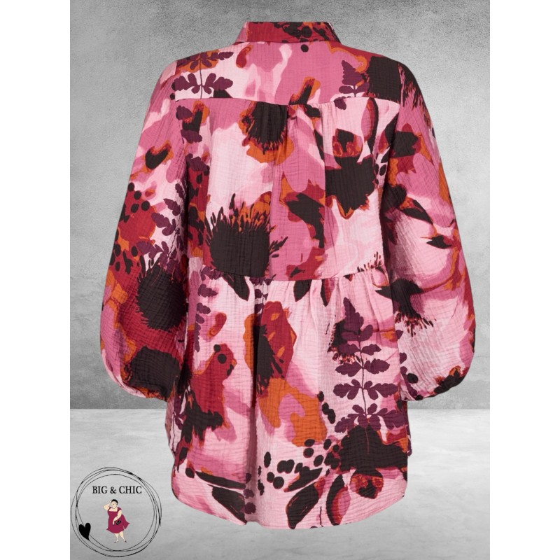 NOEN Blouse-Shirt in Wild Roze