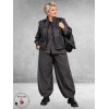 NOEN Gilet Grijs/Streep/Pailletten