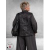 NOEN Gilet Grijs/Streep/Pailletten
