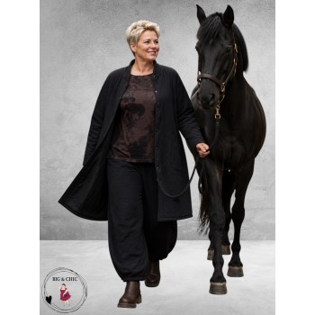 NOEN Ballonbroek Jacquard Zwart