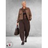 NOEN Jacket Stoer Bruin