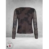 NOEN Shirt Mesh Bruin/Zwart