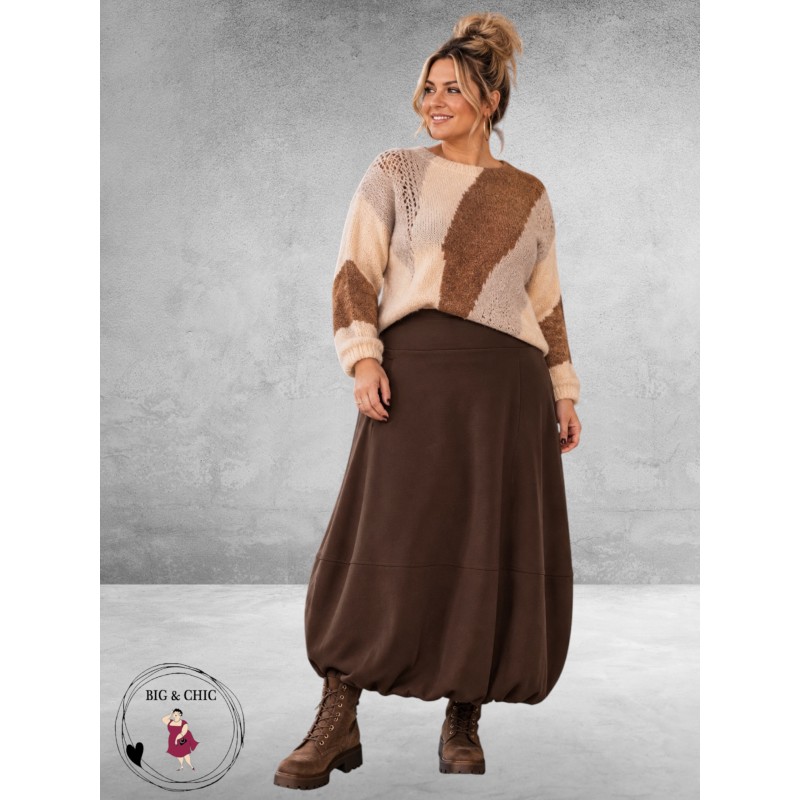 NOEN Ballonrok Basic Bruin
