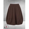 NOEN Ballonrok Basic Bruin